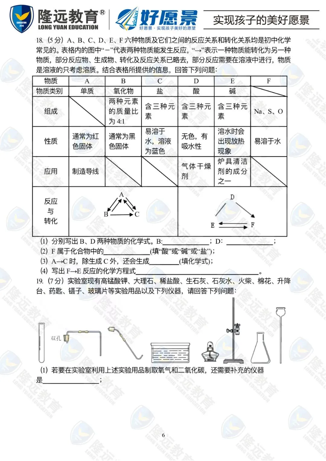 2026南岗区中考化学零模测试卷 第11张
