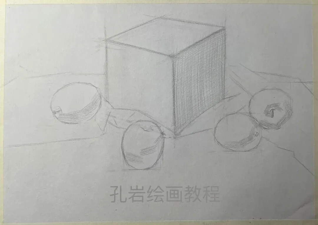 素描考级四级详细教程解析,山东省考级真题示范 第4张 素描考级四级详细教程解析,山东省考级真题示范 第4张