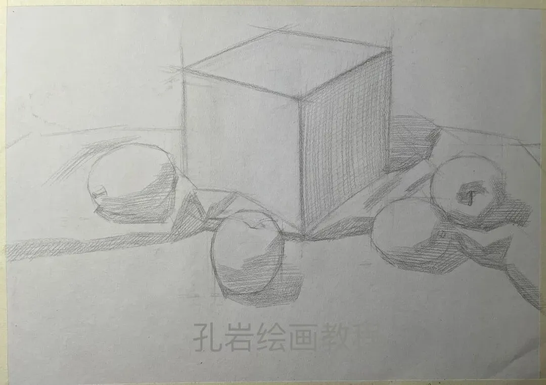 素描考级四级详细教程解析,山东省考级真题示范 第5张 素描考级四级详细教程解析,山东省考级真题示范 第5张