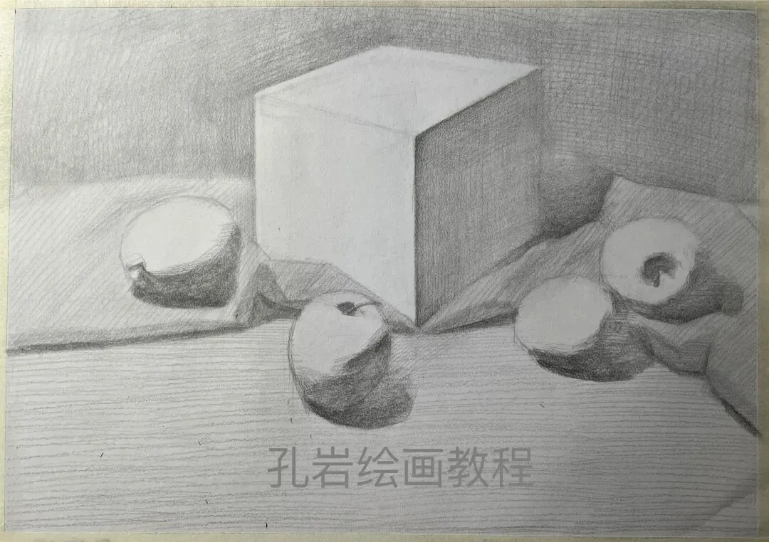 素描考级四级详细教程解析,山东省考级真题示范 第9张 素描考级四级详细教程解析,山东省考级真题示范 第9张
