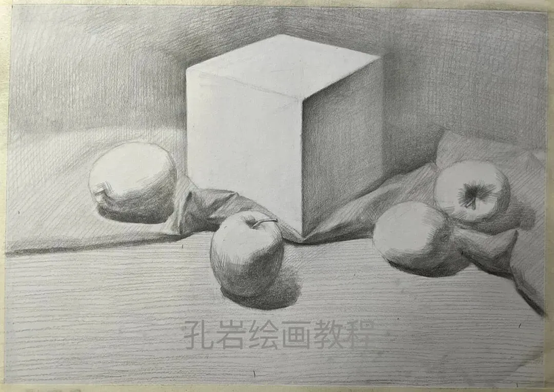 素描考级四级详细教程解析,山东省考级真题示范 第10张 素描考级四级详细教程解析,山东省考级真题示范 第10张