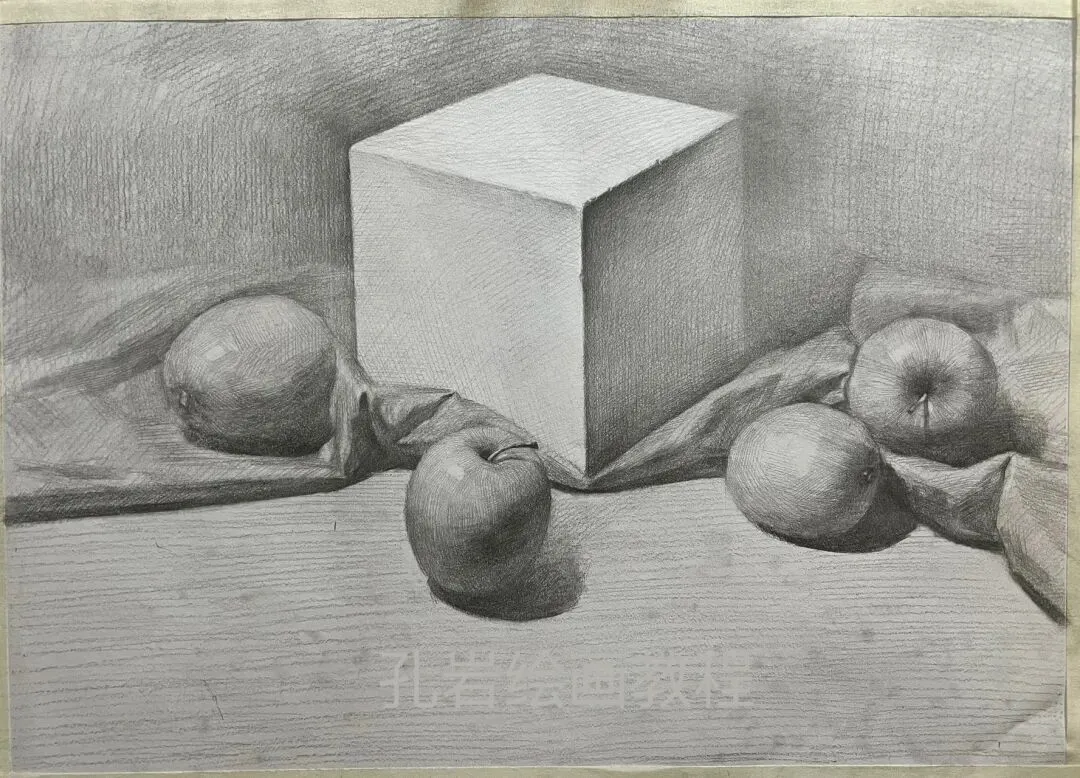 素描考级四级详细教程解析,山东省考级真题示范 第11张 素描考级四级详细教程解析,山东省考级真题示范 第11张