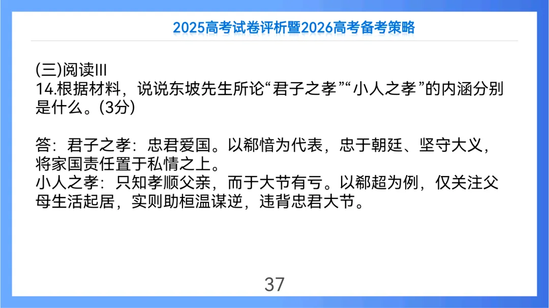 2025年高考语文全国Ⅱ卷试卷评析及2026备考策略(课件) 第37张