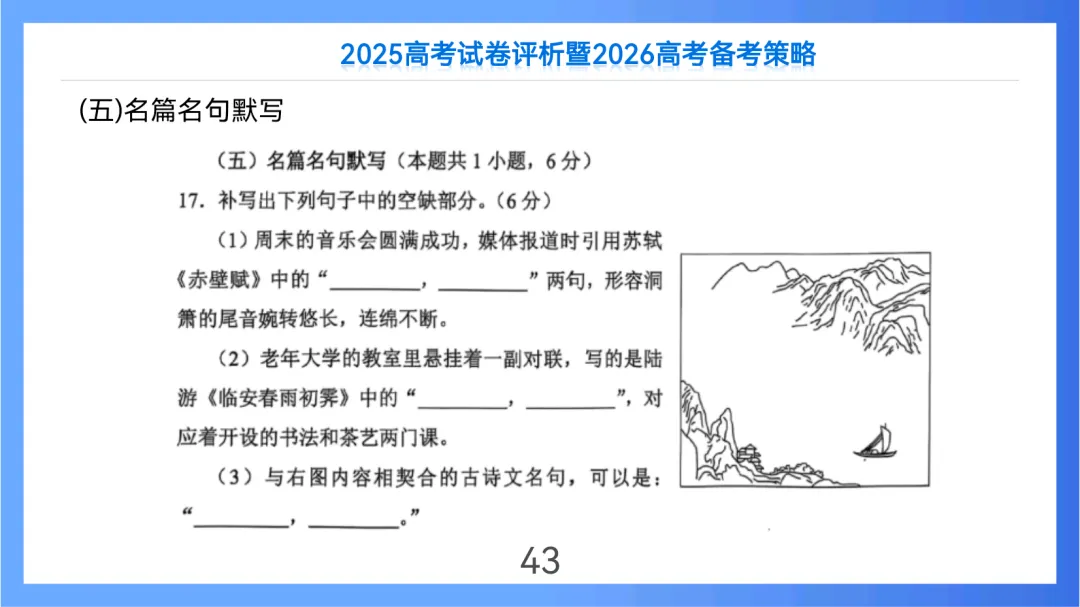 2025年高考语文全国Ⅱ卷试卷评析及2026备考策略(课件) 第43张