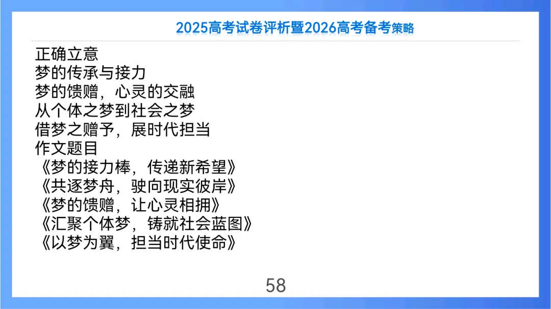 2025年高考语文全国Ⅱ卷试卷评析及2026备考策略(课件) 第58张