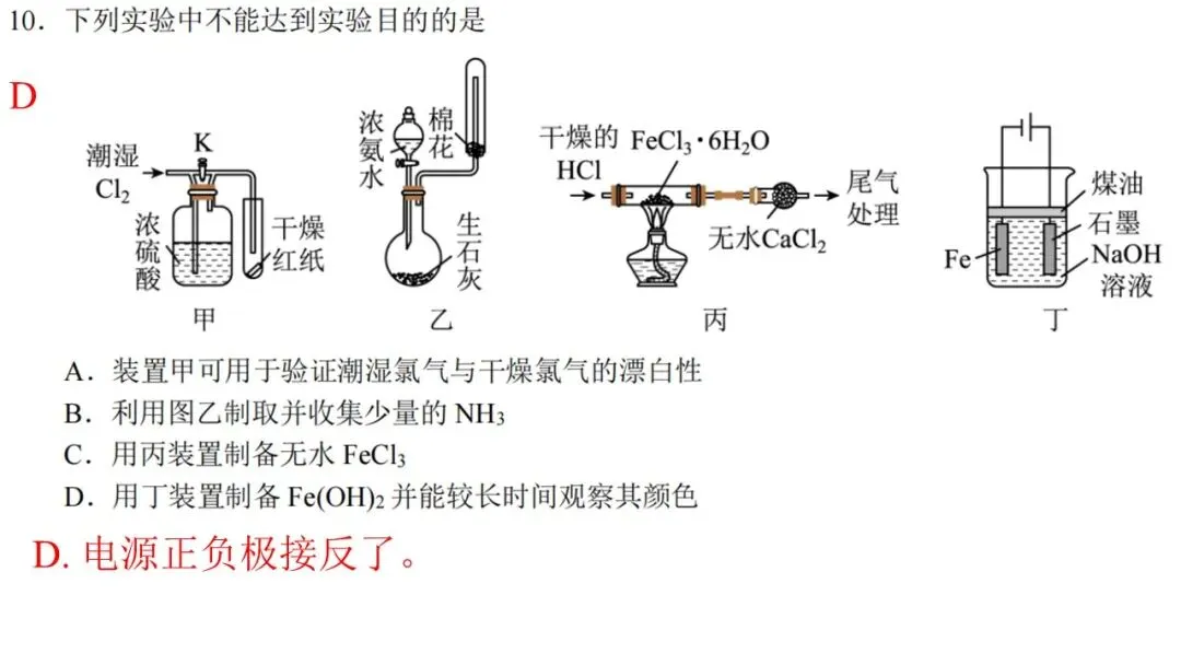 2603 宁波“十校”高三3月联考化学试卷解析与讲评 第12张