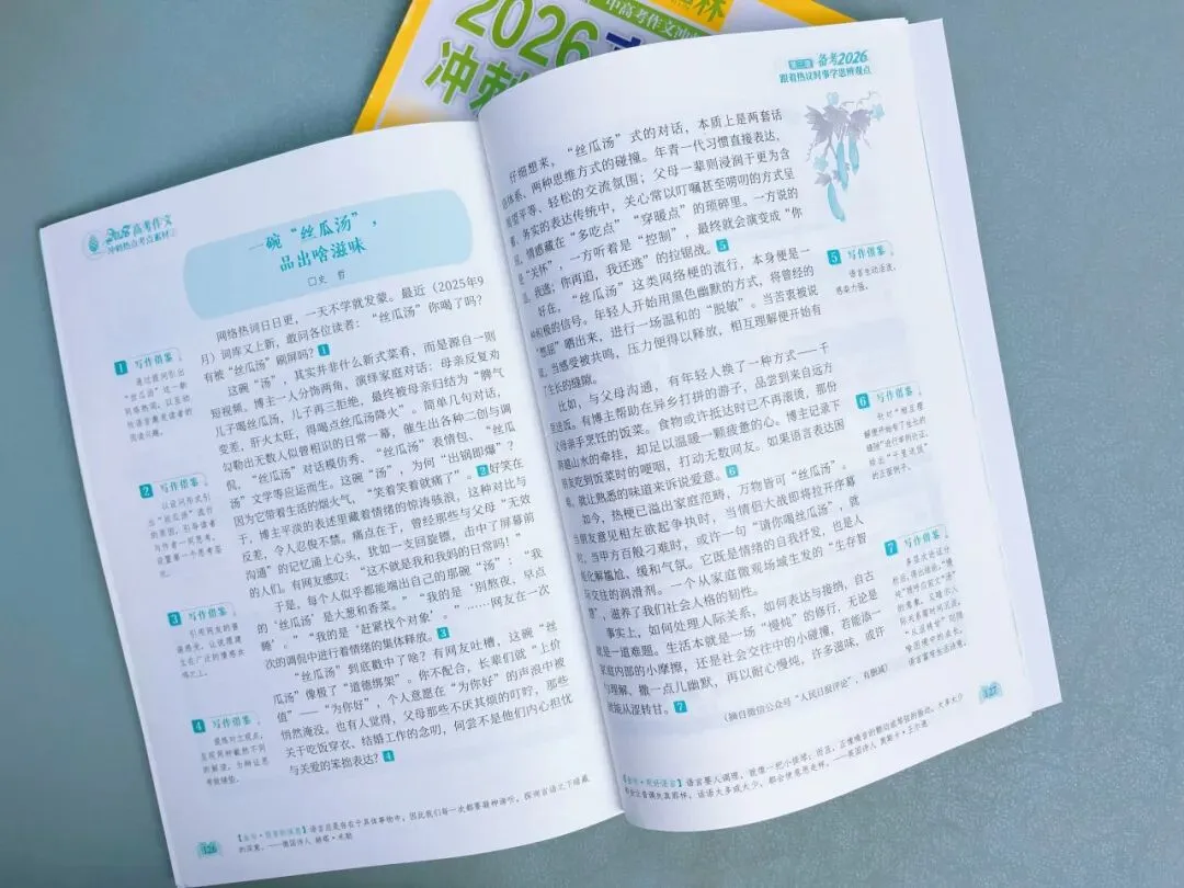 《意林2026中考作文冲刺热点考点素材》+《意林2026高考作文冲刺热点考点素材》中高考作文押题神器 第16张