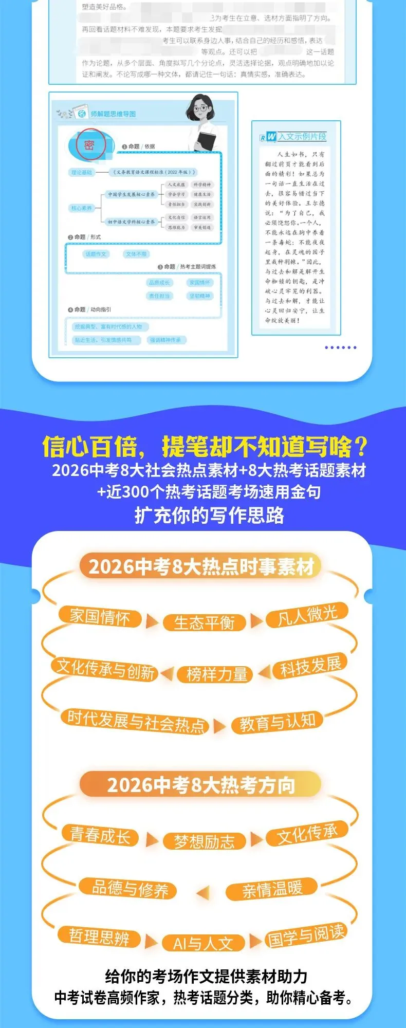 《意林2026中考作文冲刺热点考点素材》+《意林2026高考作文冲刺热点考点素材》中高考作文押题神器 第22张