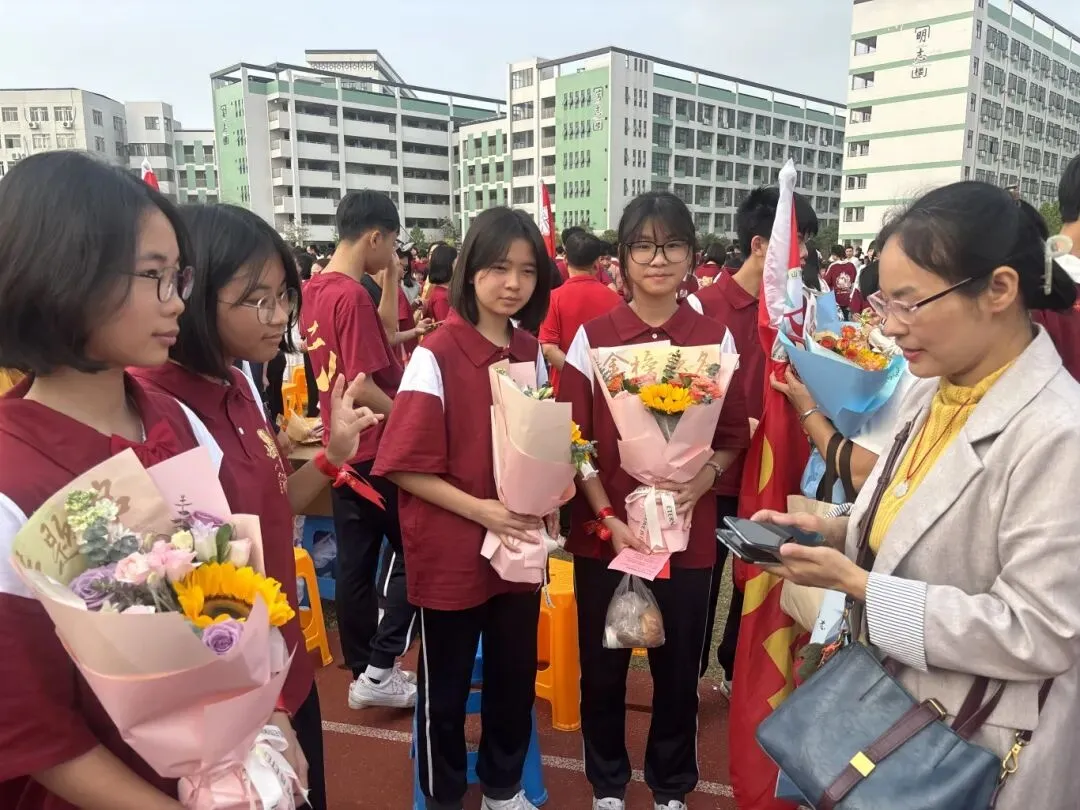百日砺剑 今朝扬帆——大圃中学中考百日誓师燃情启幕 第45张