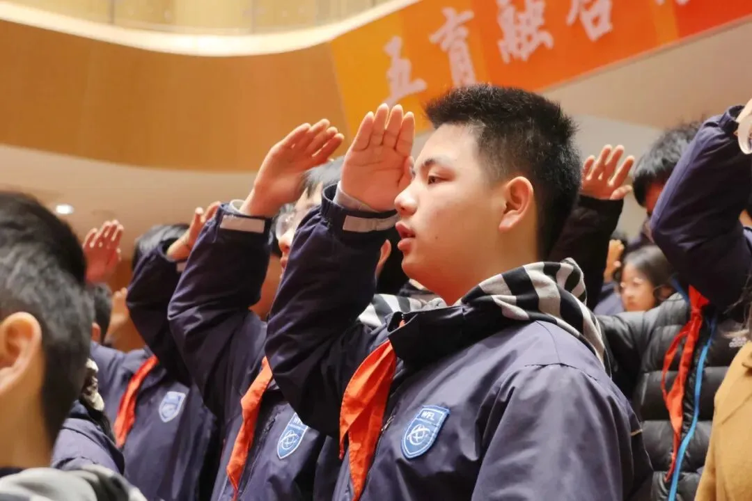 骐骥驰骋 逐梦六月 | 世外临港九年级中考百日誓师大会高燃落幕 第9张