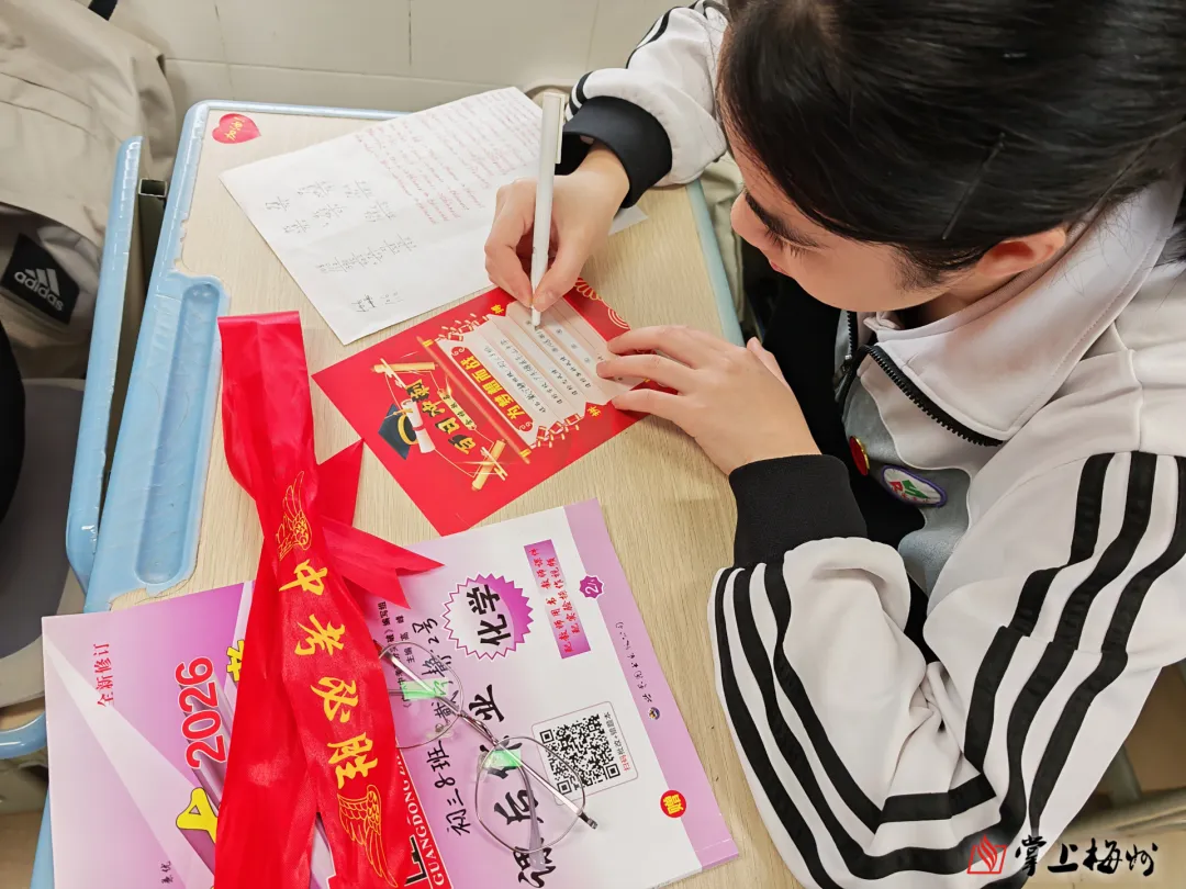 梅州东中、宪中、学艺等中学相继举行中考百日誓师活动 第3张
