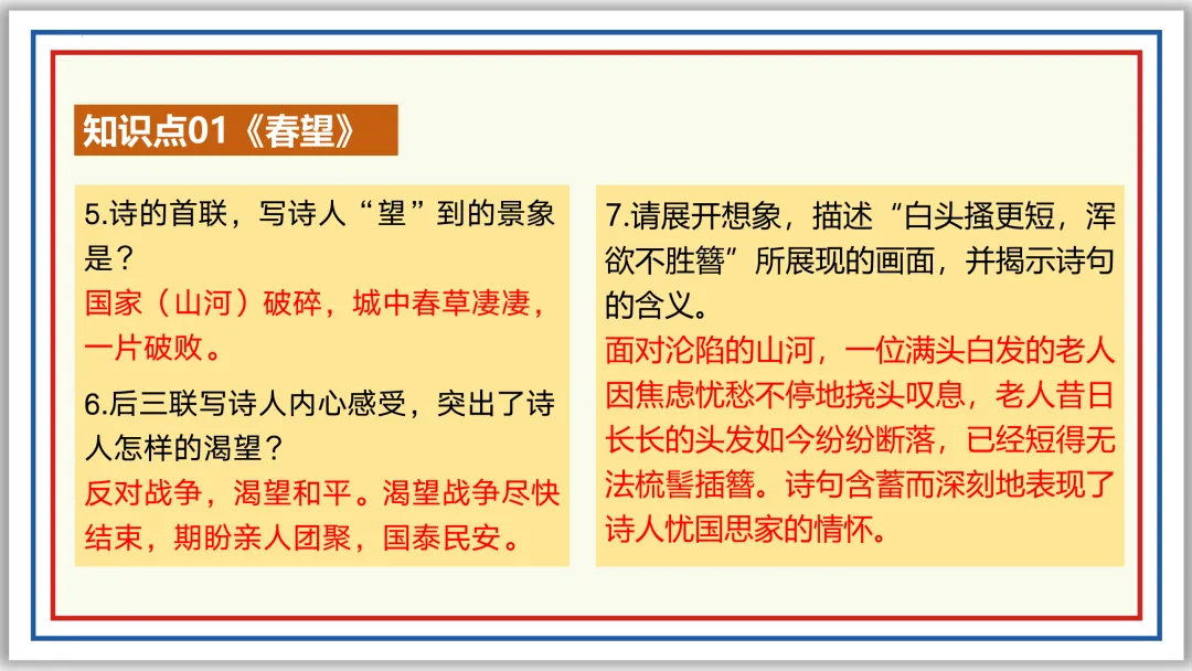 中考古诗词分主题一遍过①:家国情怀 56张PPT 第18张