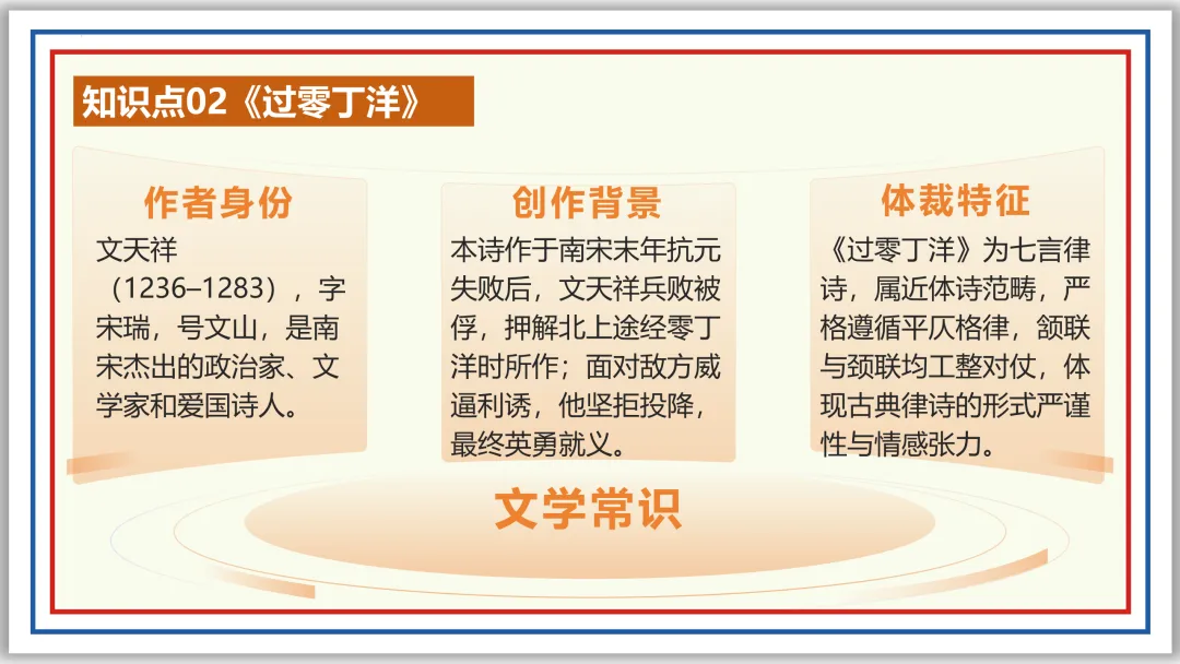 中考古诗词分主题一遍过①:家国情怀 56张PPT 第19张
