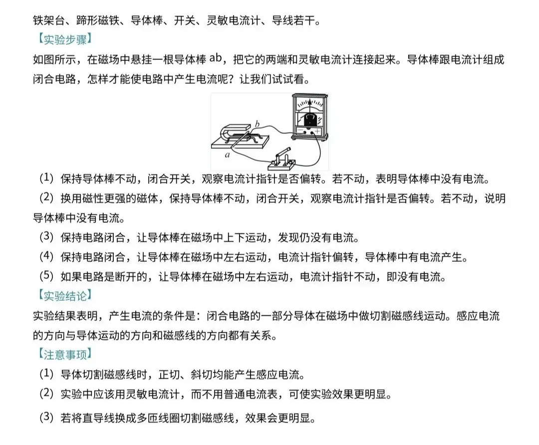 中考物理15个实验考点梳理 第20张