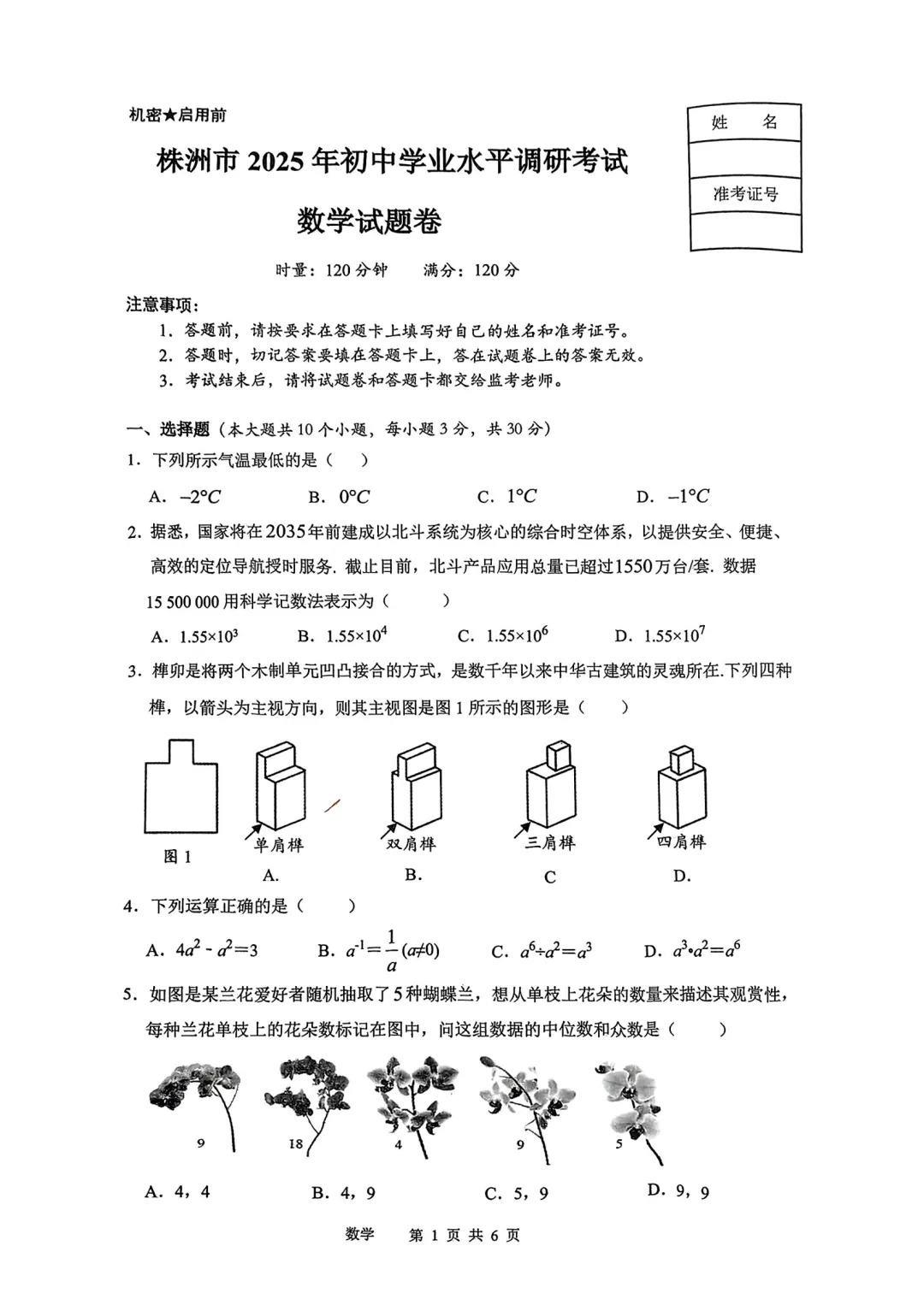 2025株洲中考一模真题来了!全科+解析+听力,免费领取! 第1张