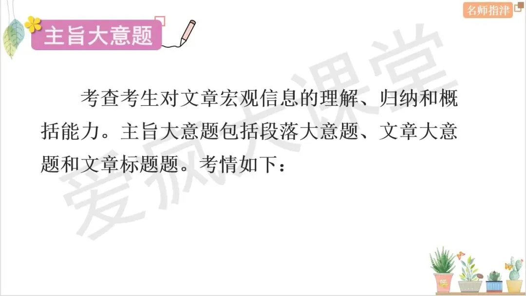 搞定7大题型!四选一阅读考点+技巧+真题全梳理 第5张