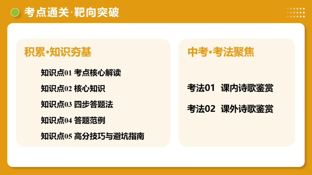 2026年中考复习古诗词阅读第3讲《画面描绘》讲练测 第12张