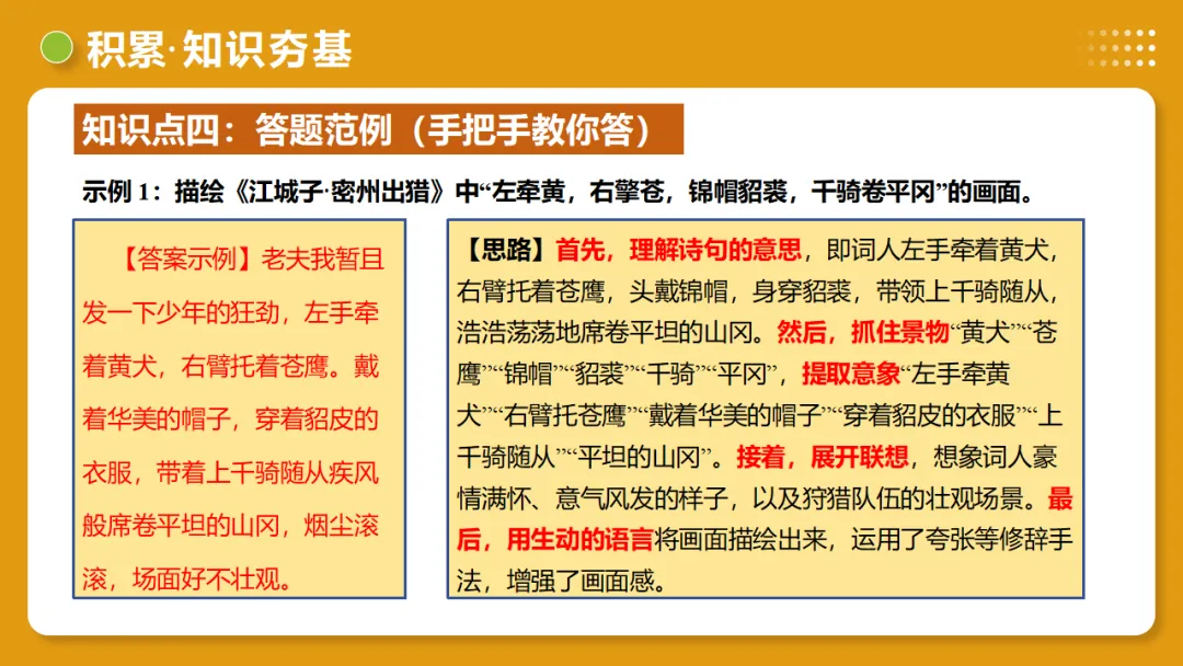 2026年中考复习古诗词阅读第3讲《画面描绘》讲练测 第20张