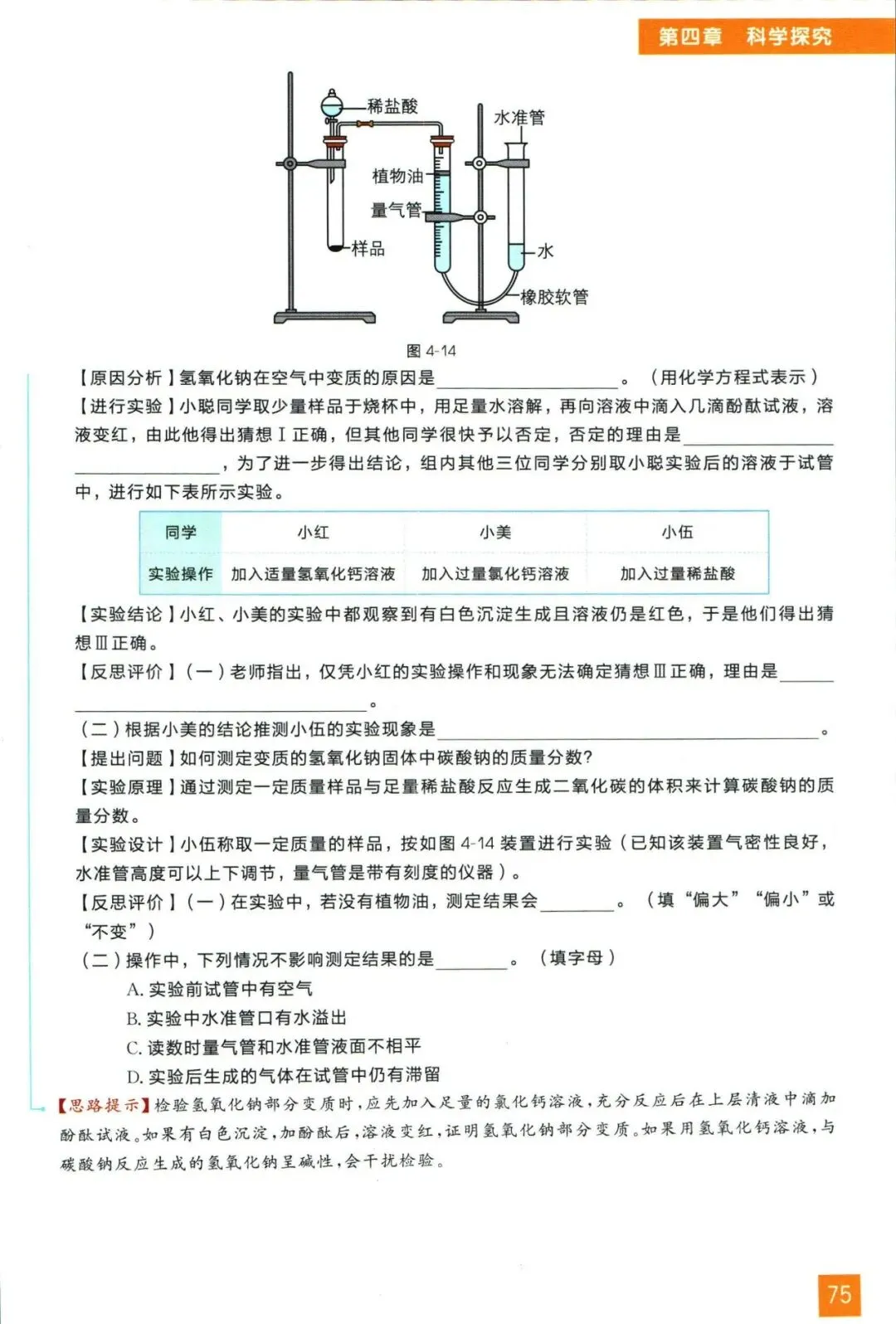 中考化学实验题总丢分?别怕!一份高质量的核心考点与解题思路助你轻松化解这一难题(全国通用) 第15张