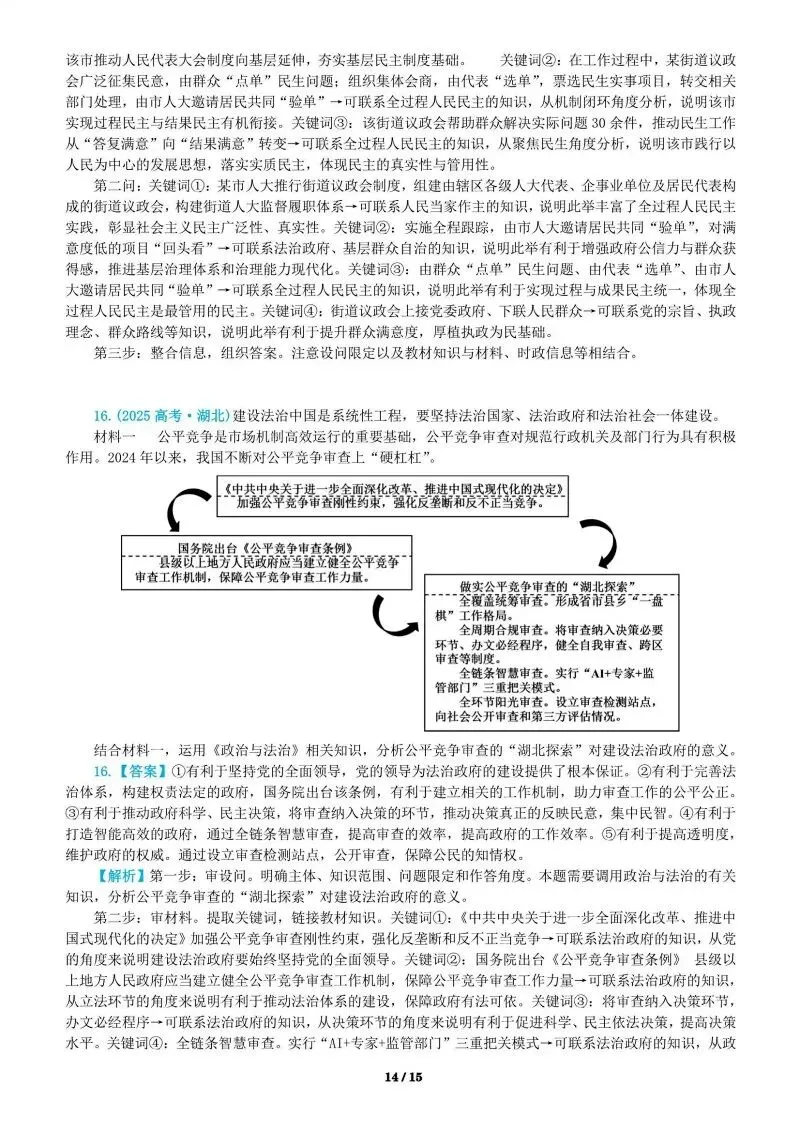 必修3《政治与法治》4年高考真题-按课分类-PPT+word(2022-2025) 第22张