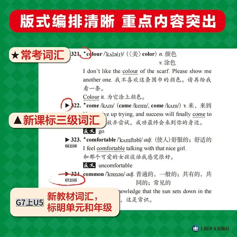 上海中考英语提分核心:1700+考纲词汇 第9张