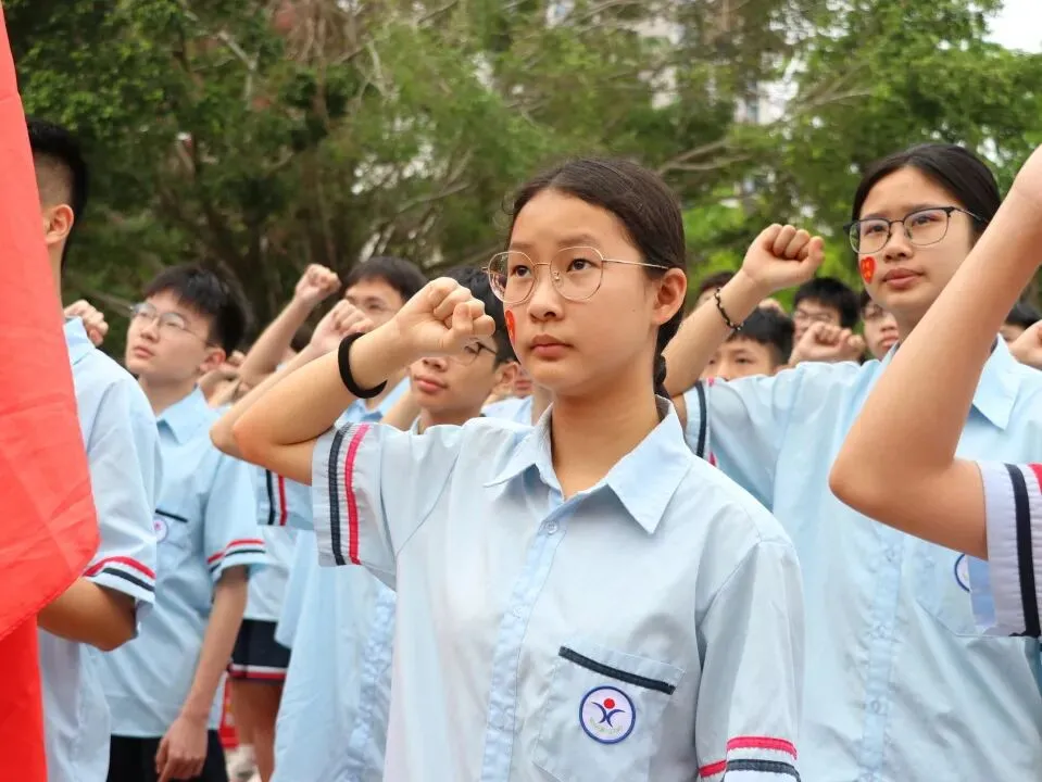 【百日逐梦,马跃中考】星鹏学校举行2026年中考前一百天激励大会 第38张