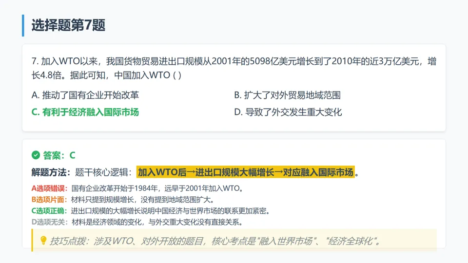 2026年陕西省神木市第二中学一模历史试卷解析与备考指导——长期会员资料 第11张