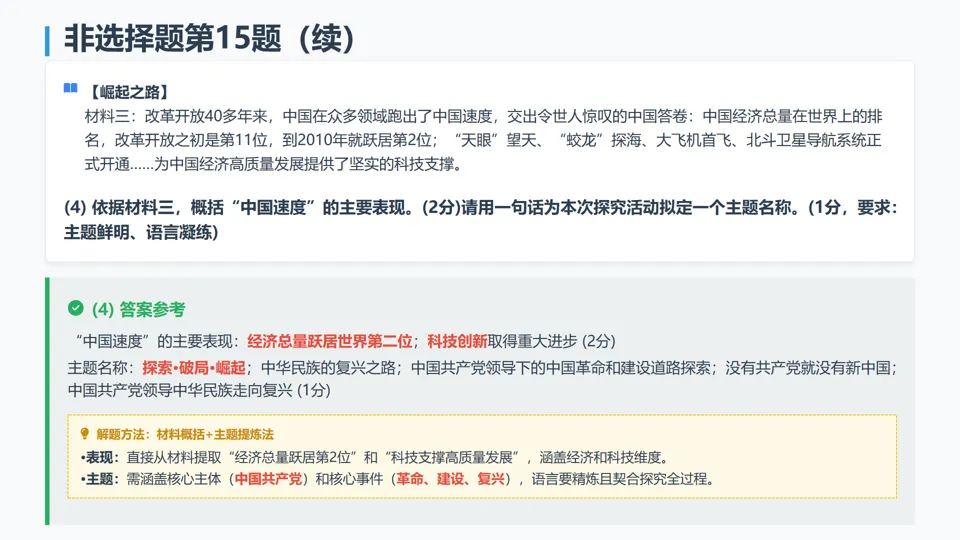 2026年陕西省神木市第二中学一模历史试卷解析与备考指导——长期会员资料 第28张