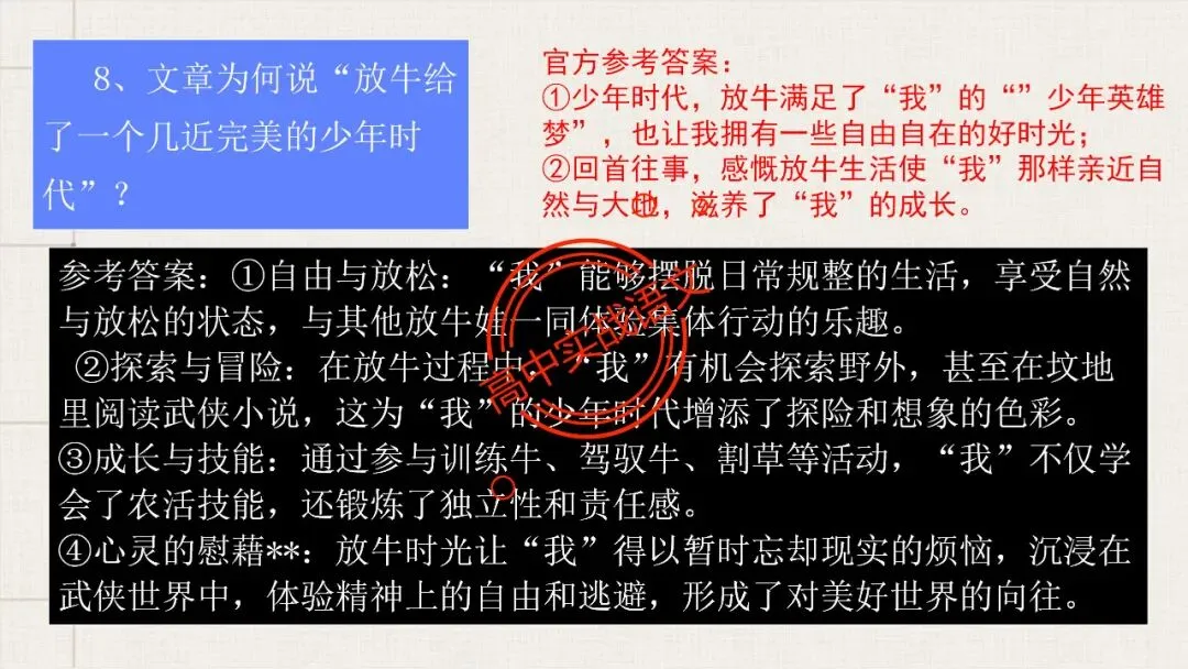 【5册教材+4年真题】讲透高中语文【小说阅读】 第111张