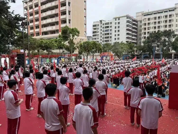 【薪火相传长征路  决胜中考创辉煌】记遂溪县大成初级中学2026届百日誓师大会 第61张