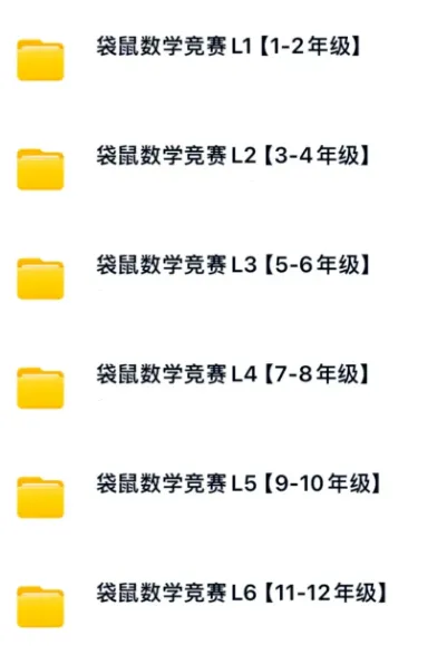 袋鼠竞赛历年真题(2013年-2025年)电子版合集领取! 第1张