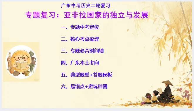 中考历史·二轮复习课件【亚非拉国家的独立与发展】 第3张