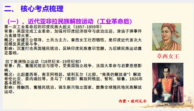 中考历史·二轮复习课件【亚非拉国家的独立与发展】 第6张
