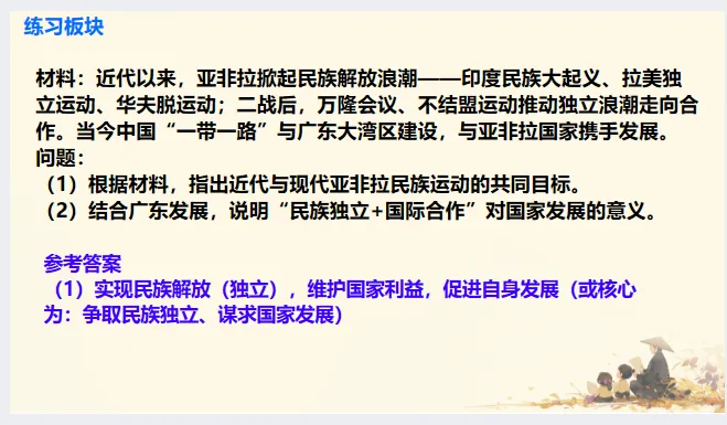 中考历史·二轮复习课件【亚非拉国家的独立与发展】 第16张