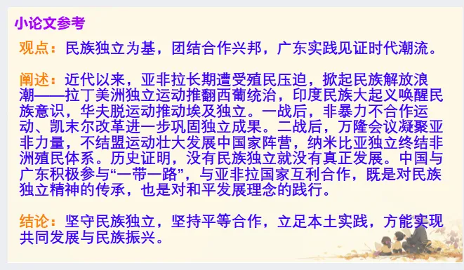中考历史·二轮复习课件【亚非拉国家的独立与发展】 第26张