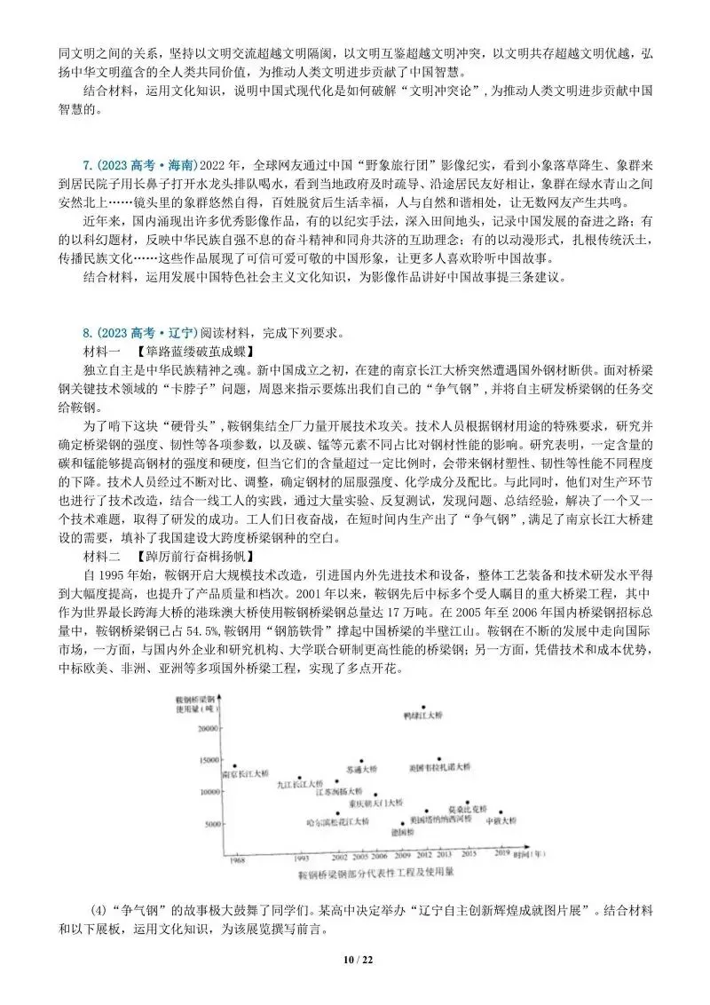真题汇编 | 必修4《哲学与文化》4年高考经典主观题(设问方式、考查内容与可视化解析PPT) 第91张