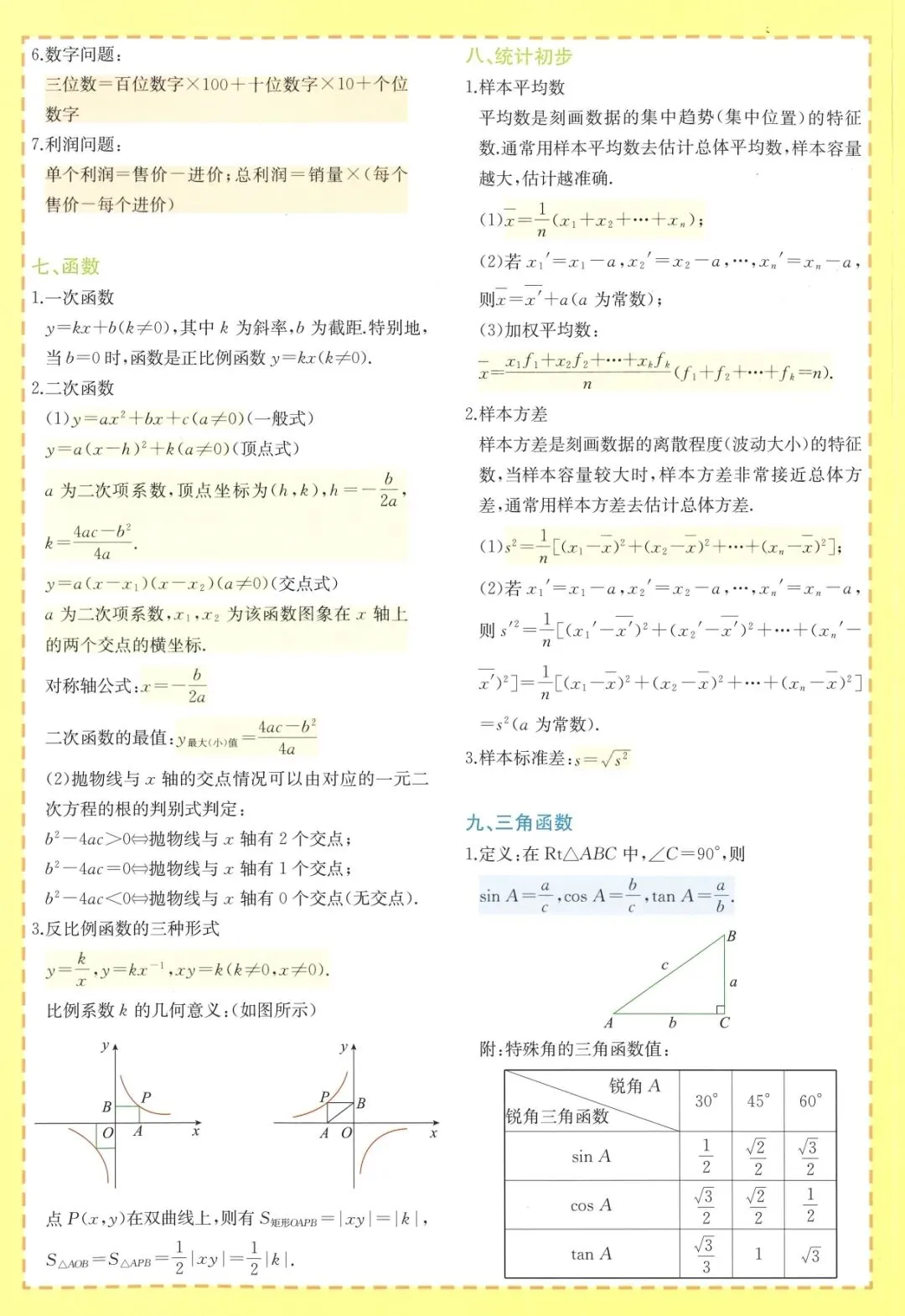 中考数学:专题复习资料【可下载】 第5张