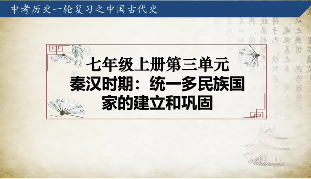 中考历史一轮复习:七年级上册第三单元复习课件 第2张