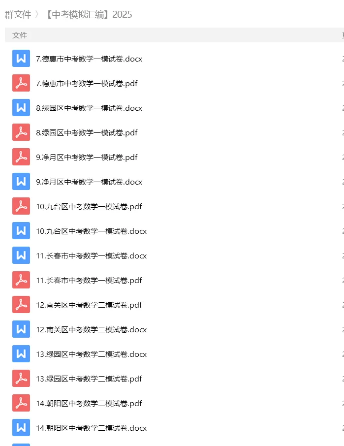 砂砾数学城堡——初中数学试卷1-14馆 第57张