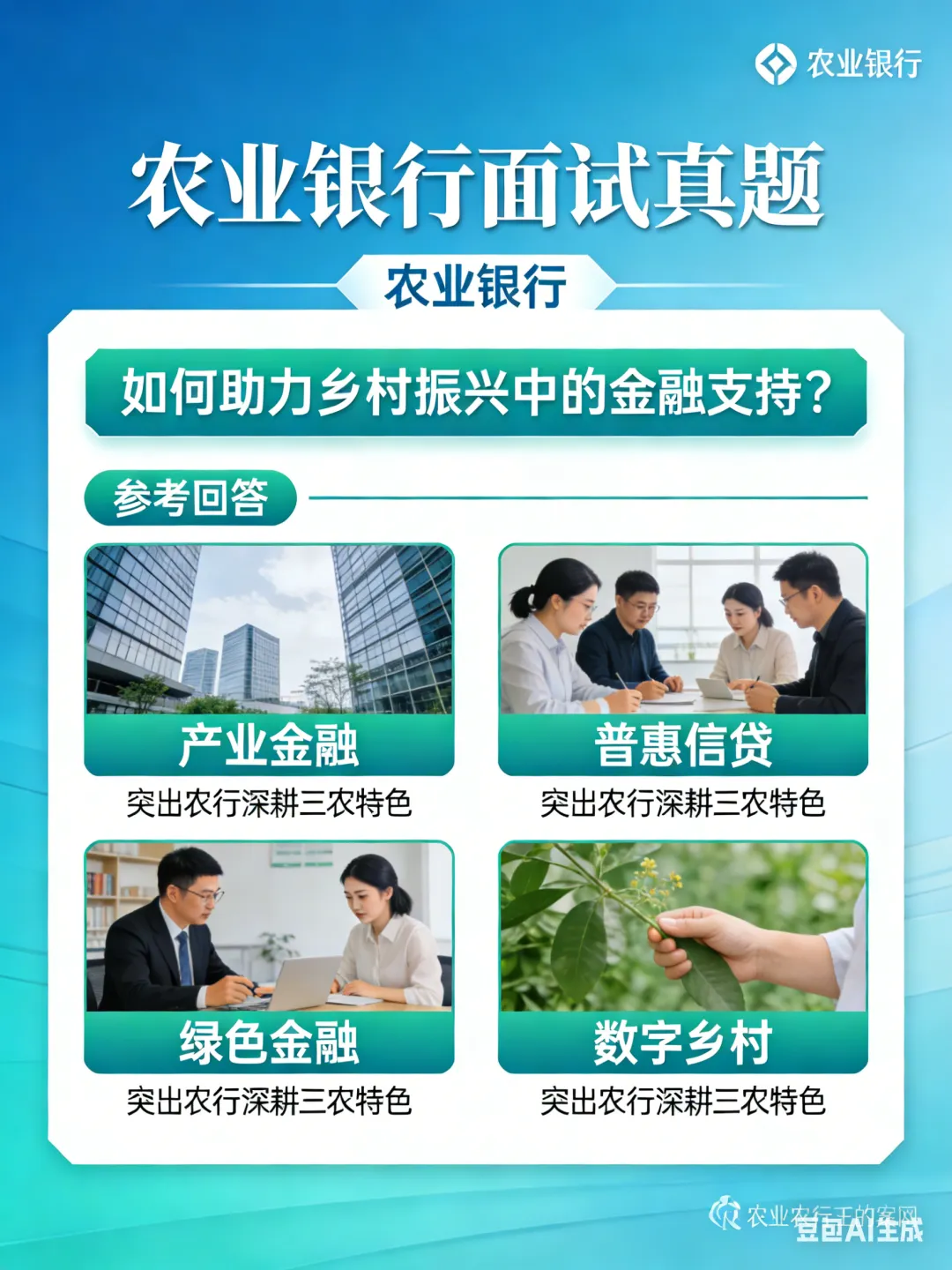 各大国有行面试真题及参考思路 第2张