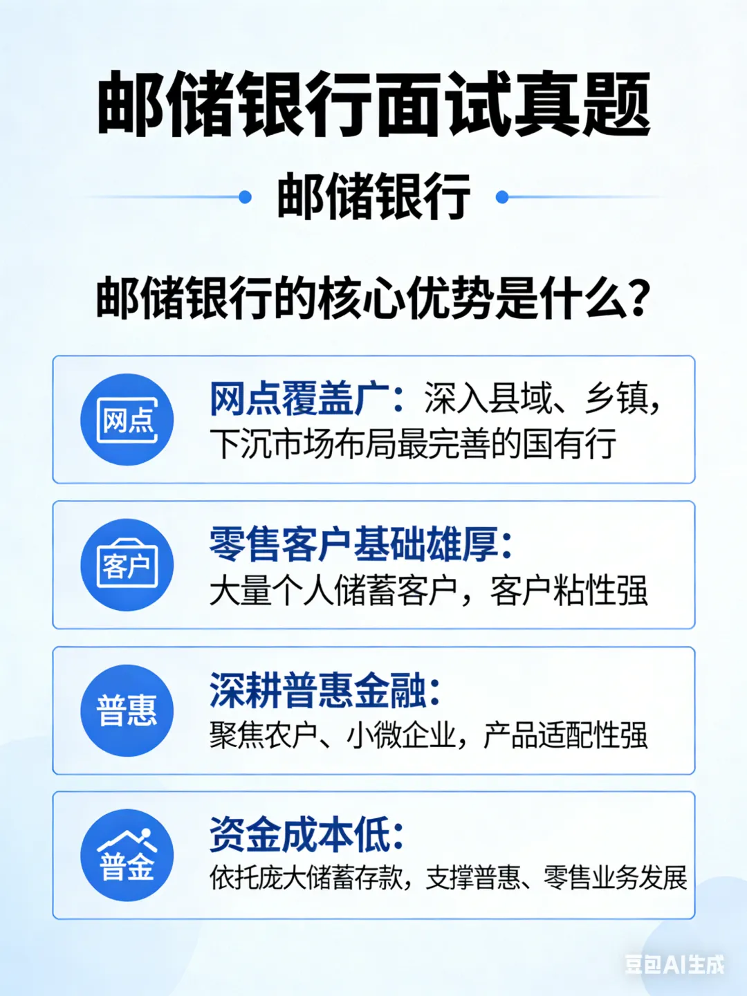 各大国有行面试真题及参考思路 第6张