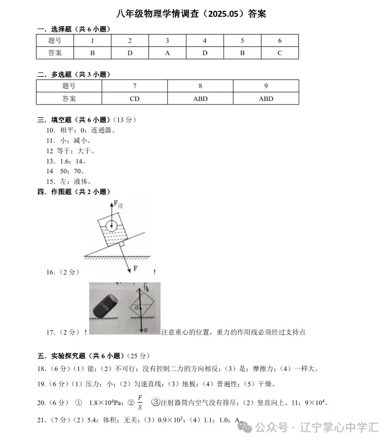 2025年5月鞍山铁西区八年期中试卷+答案 第35张