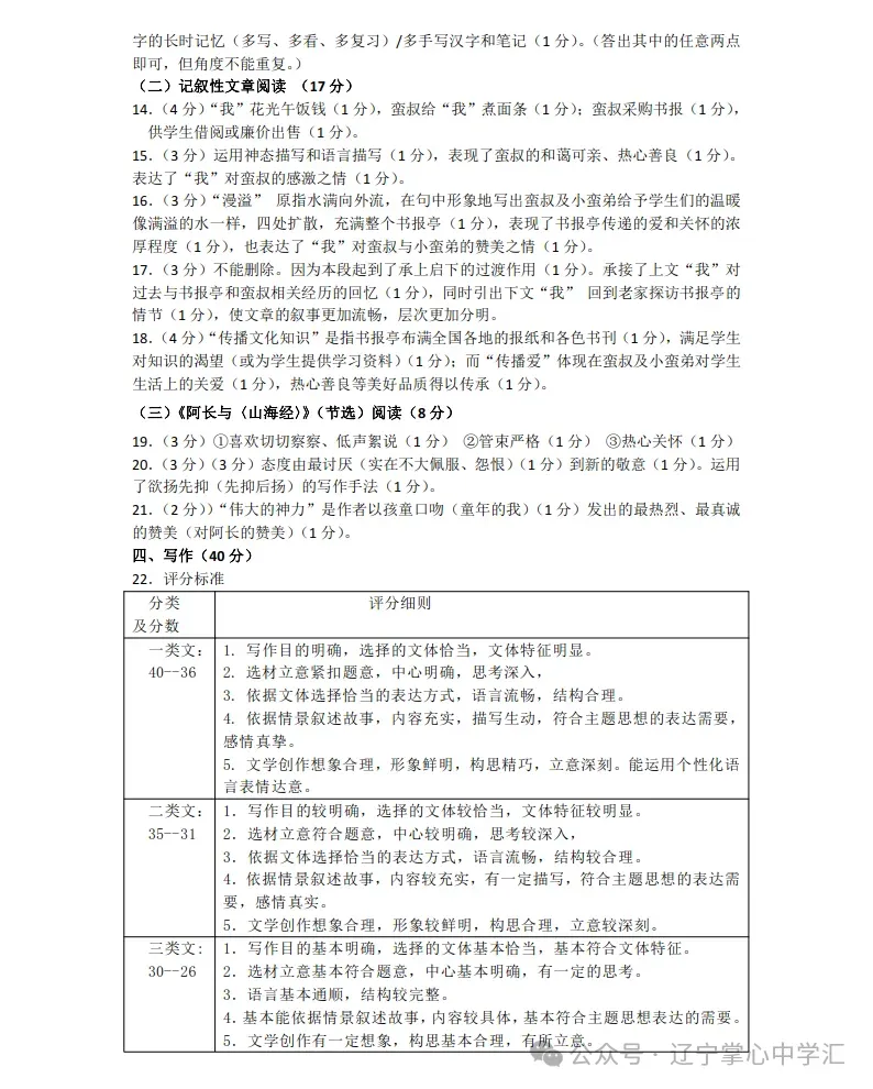 2025年5月鞍山铁西区七年期中试卷+答案 第10张