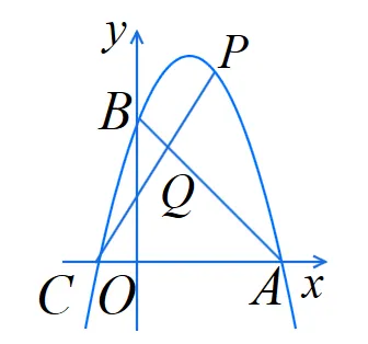 中考数学压轴题--抛物线+面积+和为45° 第1张