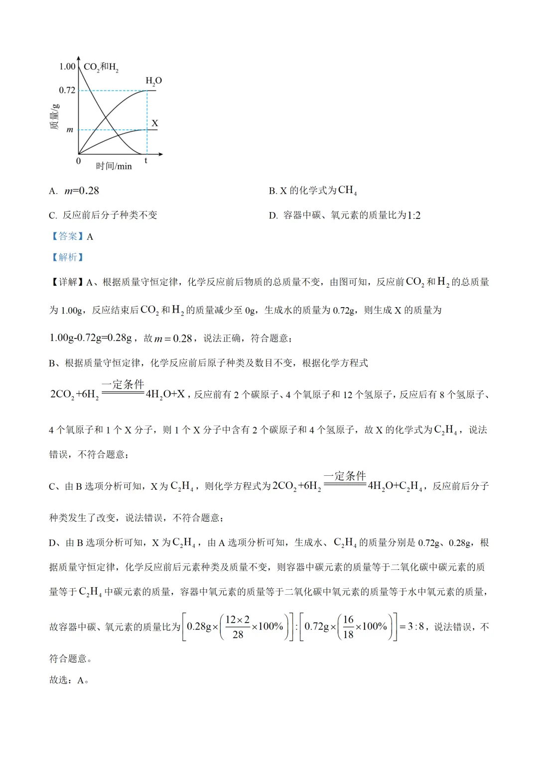 安徽省2025年中考化学试卷(免费领) 第16张