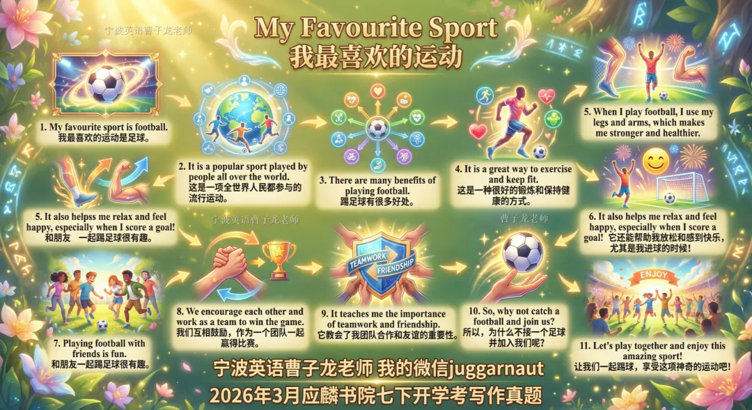 2026年3月鄞州实验八下单元考真题+2026年3月应麟书院七下开学考,本周内部全卷我们都要讲解掉,修改学生的作文 第13张