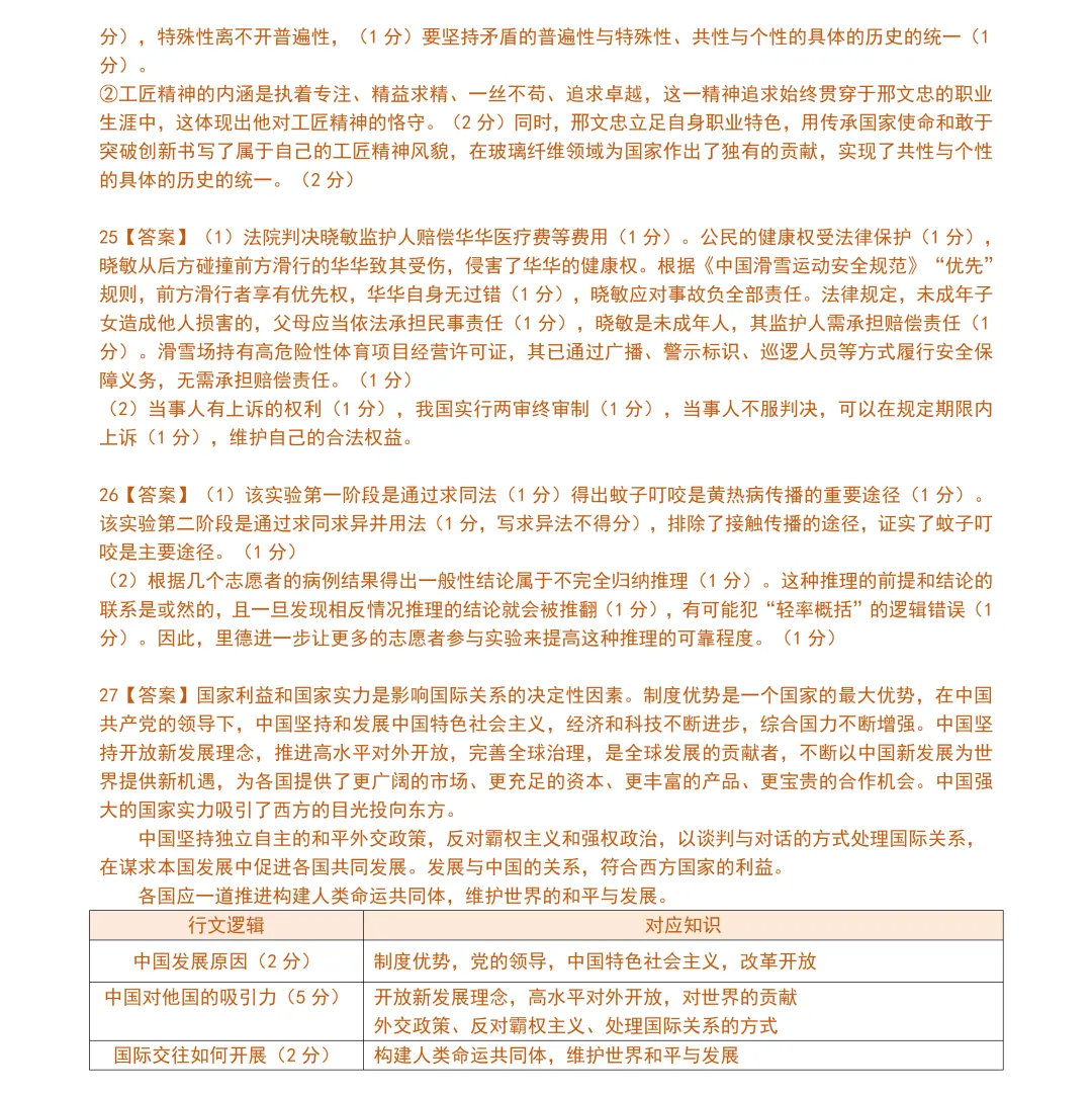 【试卷分享】金丽衢高三下·二模【政治·含答案与解析】 第12张