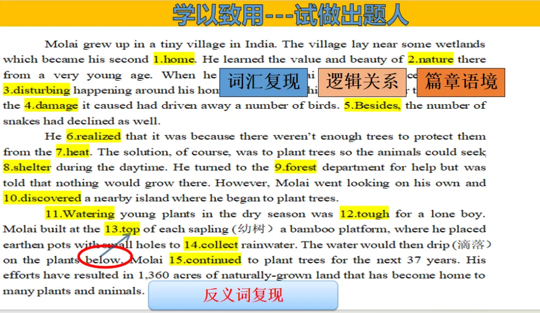 二轮复习完形填空解题技巧---以高考真题为例 第26张