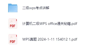 26年3月计算机二级WPS:【真题视频+超全考点视频讲解】百度+夸克版 第3张