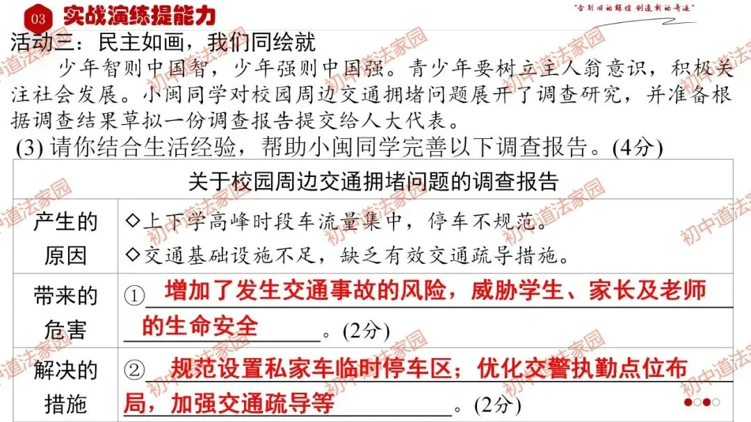 中考政治丨道德与法治一轮复习 专题19 追求民主价值 第22张